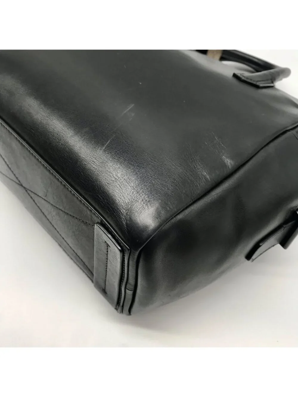 Reed Krakoff Black Leather & Calf Hair Atlantique Satchel